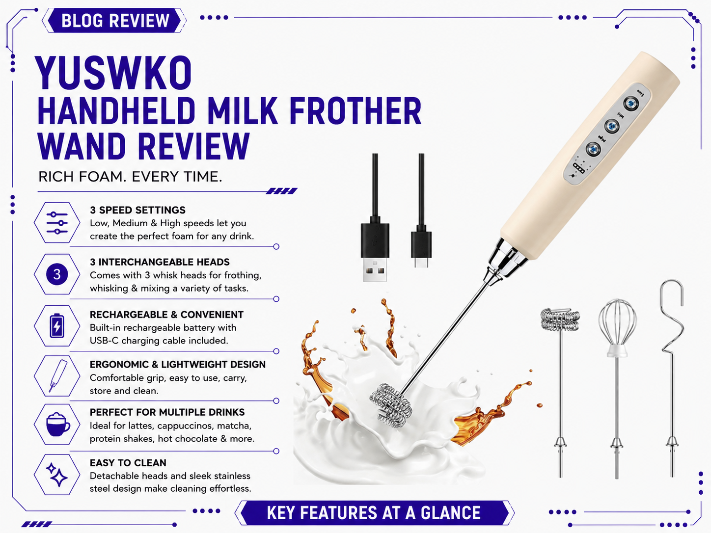 Best Milk Frothers for Lattes at Home featured product